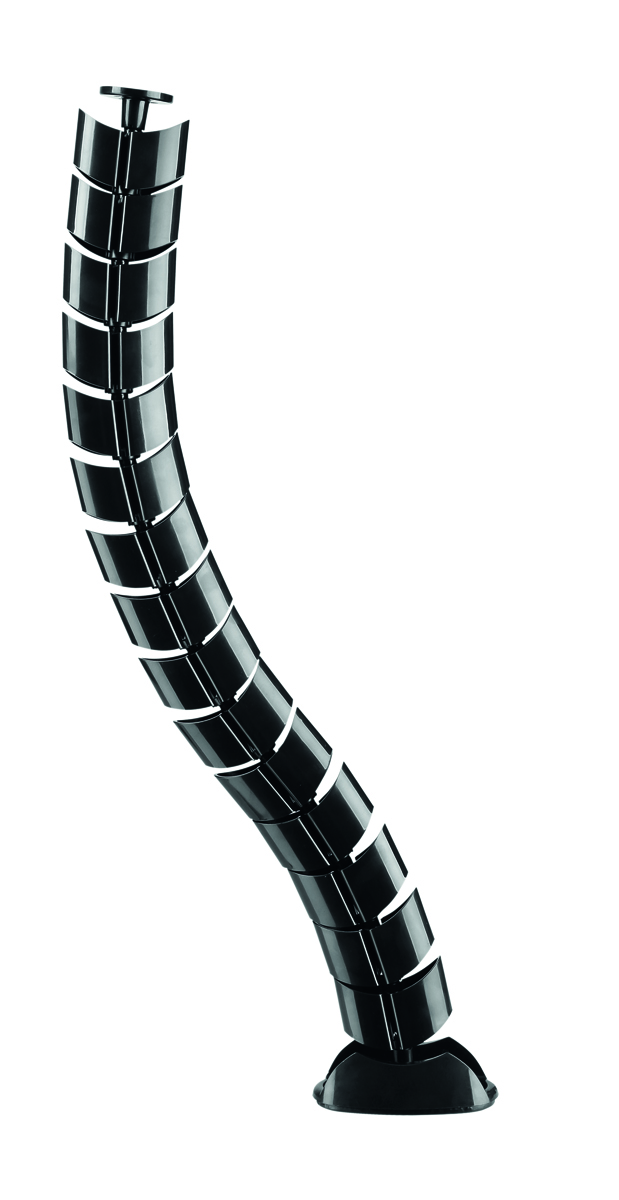 Cable organizer blanc en ABS longueur 800 mm