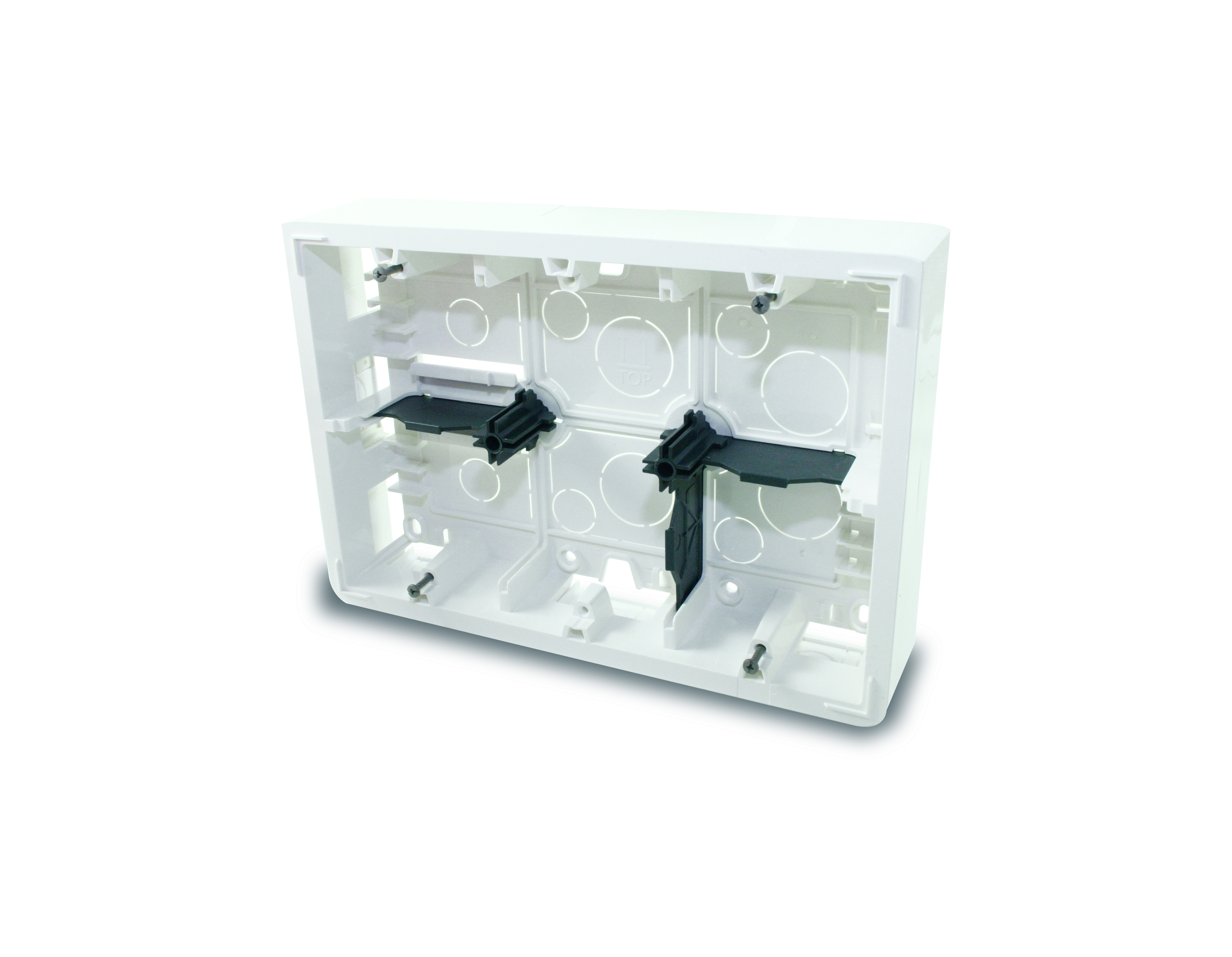 Boîtier saillie 6 modules 45 Blanc